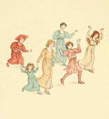 Greenaway Kate 1846 1901 The Pied Piper of Hamelin c1880 Rosy cheeks and flaxen curls A4 Photo Print