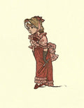 Greenaway Kate 1846 1901 Under the Window 1879 Girl A4 Photo Print