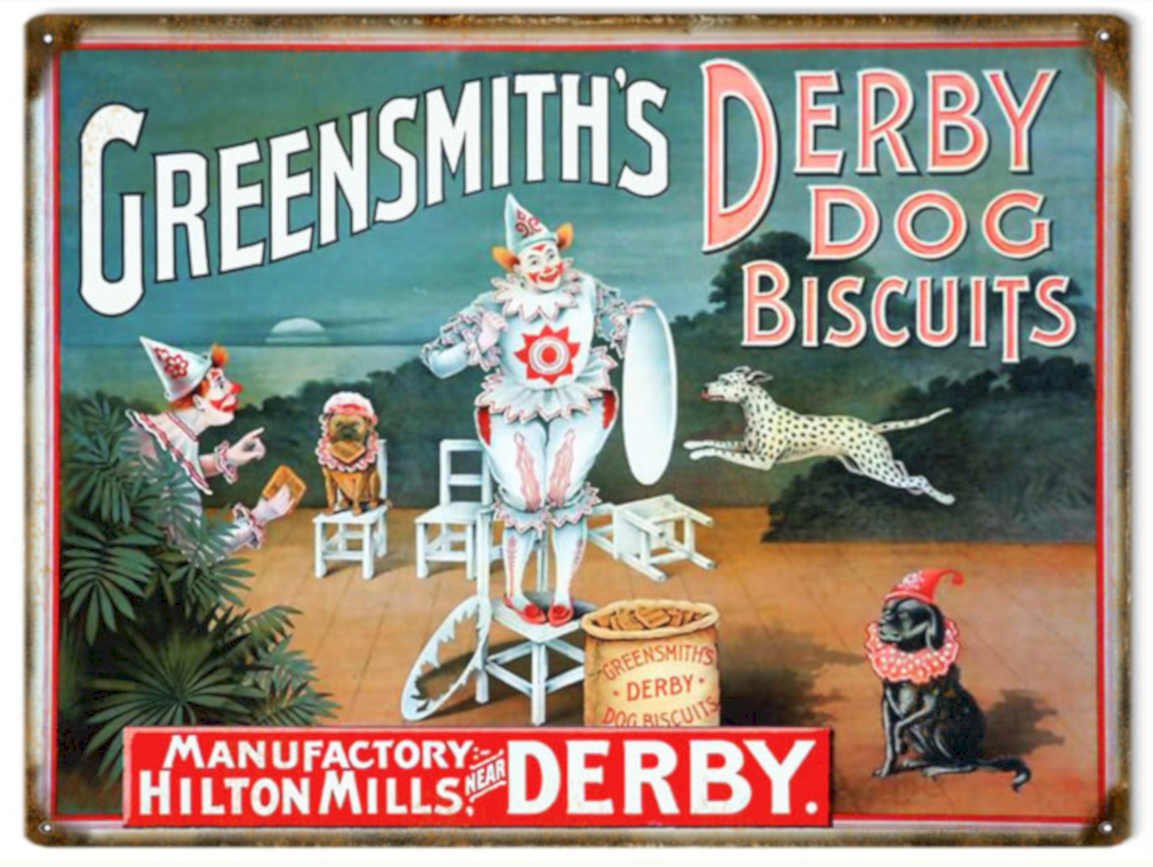 Greensmiths Derby Dog Vintage Retro Advert Ads A4 Photo Print