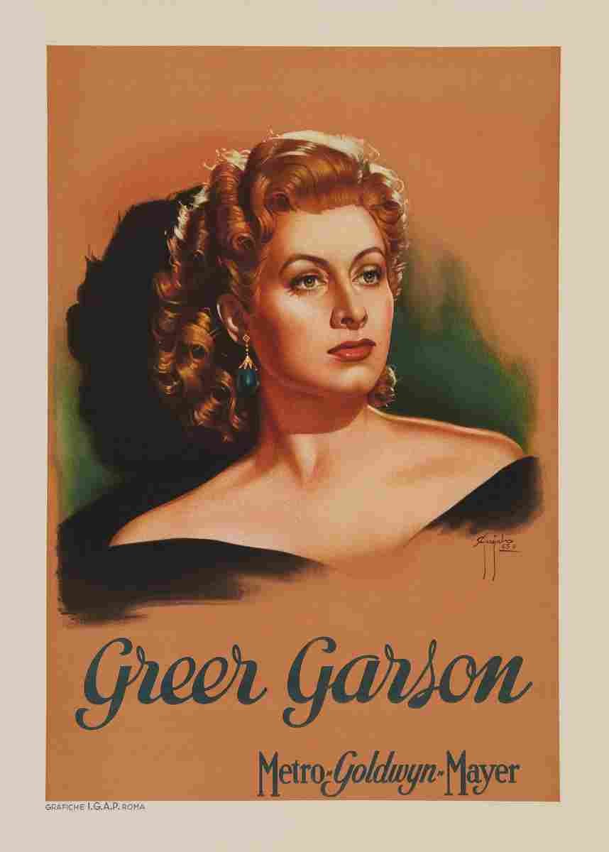 Greer Garson Personality Poster 02  film star poster A4 Photo Print