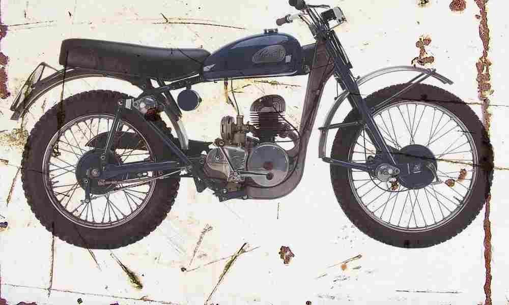 Greeves Trials 20T 1955 Aged Vintage A4 Photo Print