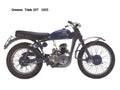 Greeves Trials 20T 1955 motorbike A4 Photo Print