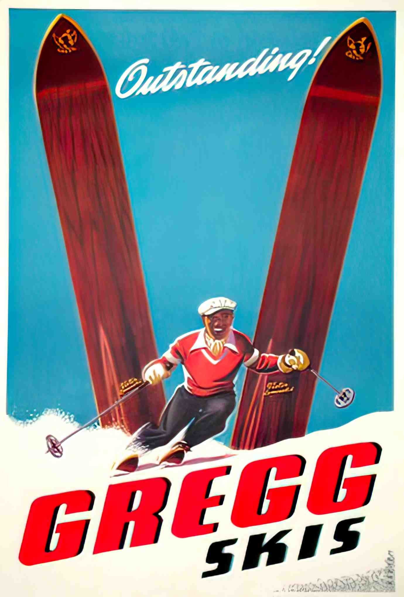 GreggSkis Advert A4 Photo Print