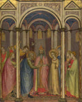 Gregorio di Cecco di Luca The Marriage of the Virgin A4 Photo Print