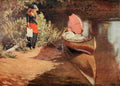 Gregory Edward John 1850 1909 The Studio 1910 Marooned A4 Photo Print