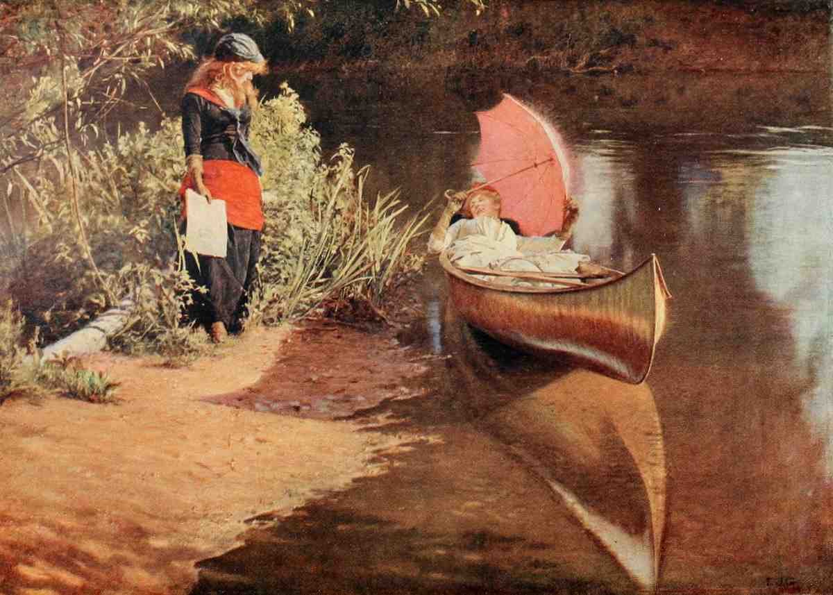 Gregory Edward John 1850 1909 The Studio 1910 Marooned A4 Photo Print