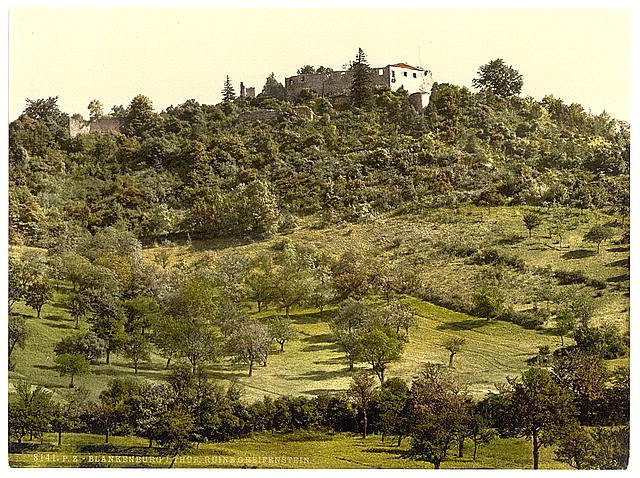 Greifenstein Blankenburg I Thuringia Vintage A4 Photo Print