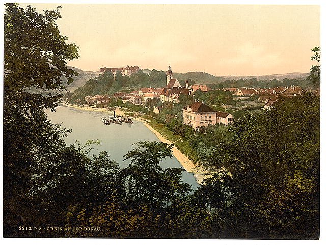 Grein Upper Austria Vintage A4 Photo Print