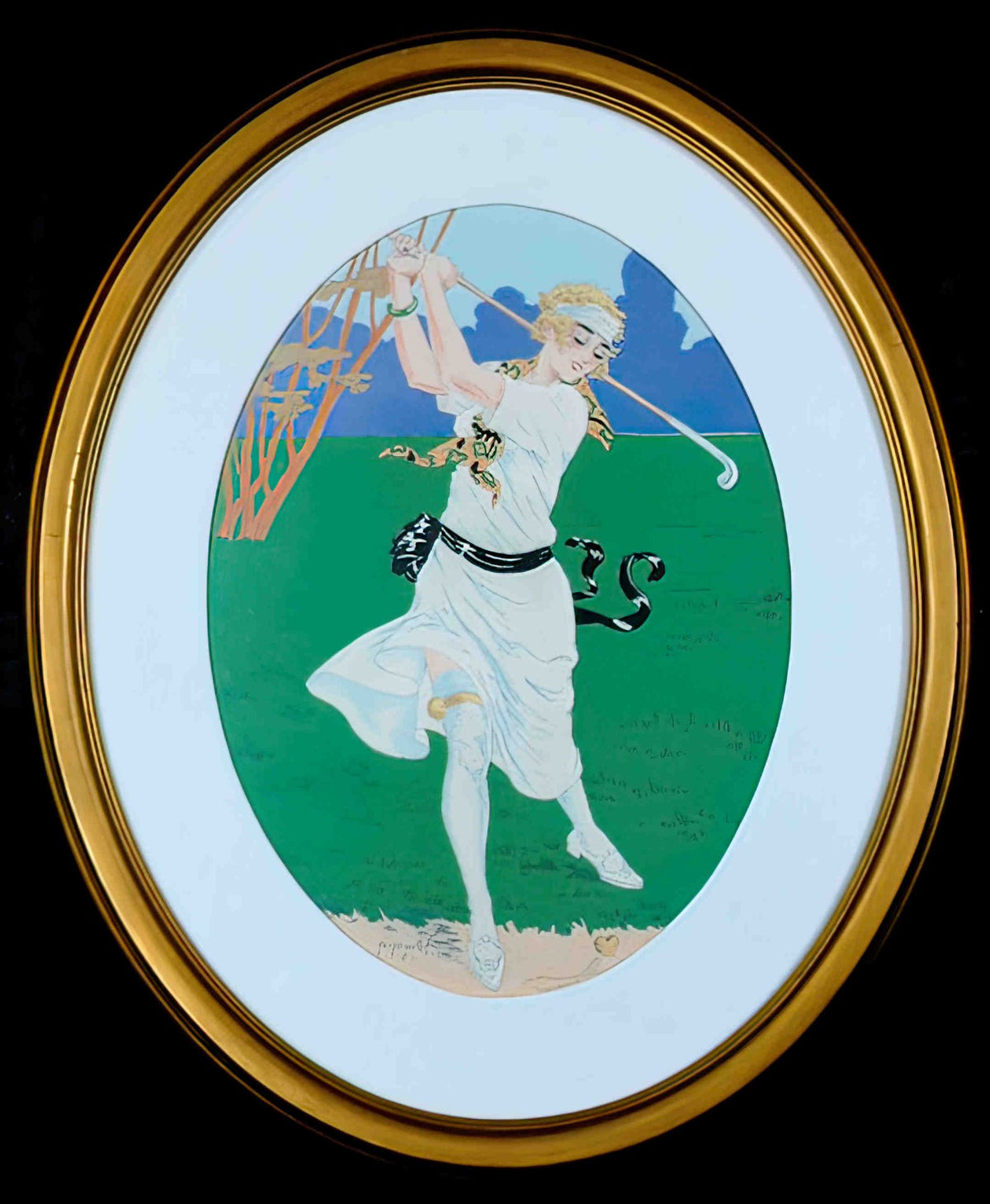 GrelletGolf Framed Advert A4 Photo Print