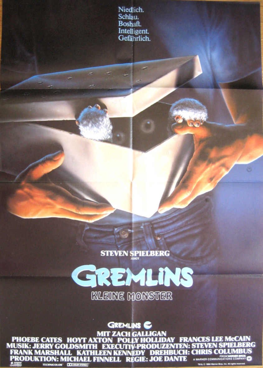 Gremlins Gizmo 1 Vintage Retro Advert Poster A4 Photo Print