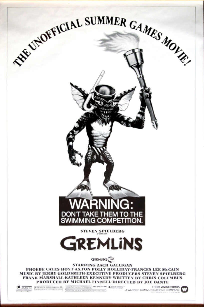 Gremlins Summer Games Vintage Retro Advert Poster A4 Photo Print
