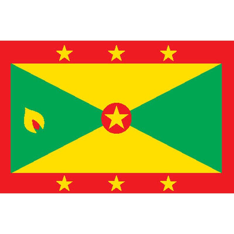 Grenada Flag N1813 A4 Photo Print