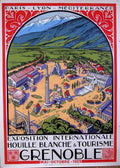 Grenoble Exhibition 1925 Vintage Retro Advert Ads A4 Photo Print