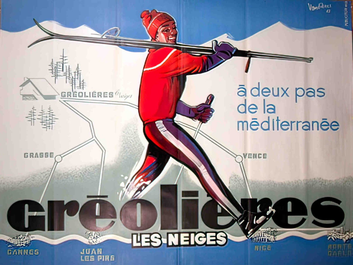 Greolieres Advert A4 Photo Print