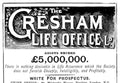 Gresham Life Office Vintage Retro Advert Poster A4 Photo Print
