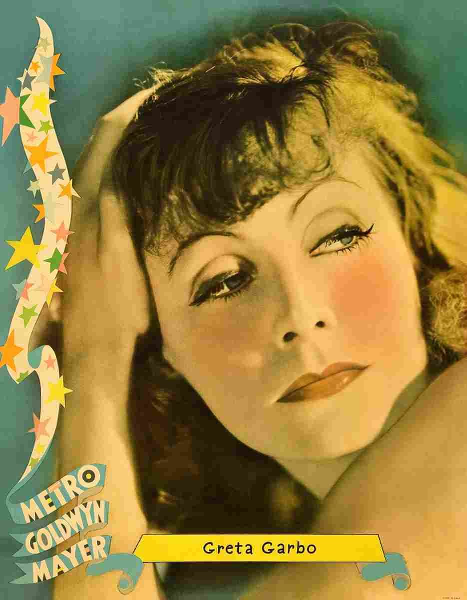 Greta Garbo Personality Poster 01  film star poster A4 Photo Print