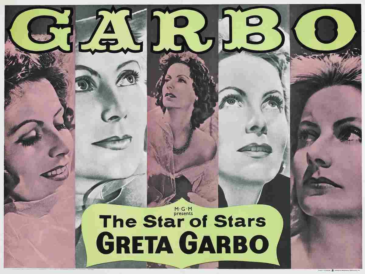 Greta Garbo Promotional Poster 01  film star poster A4 Photo Print