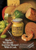 Grey Poupon Mustard Vintage Retro Advert Ads A4 Photo Print