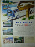 Greyhound Bus Vacation Vintage Retro Advert Ads A4 Photo Print