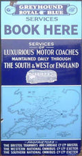 Greyhound Royal Blue Vintage Retro Advert Ads A4 Photo Print