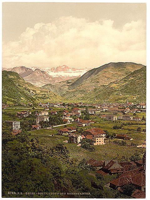 Gries Bozen Tyrol Vintage A4 Photo Print