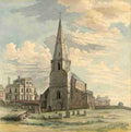 Griffith Moses 1747 1819 Kenilworth Church 1776 A4 Photo Print