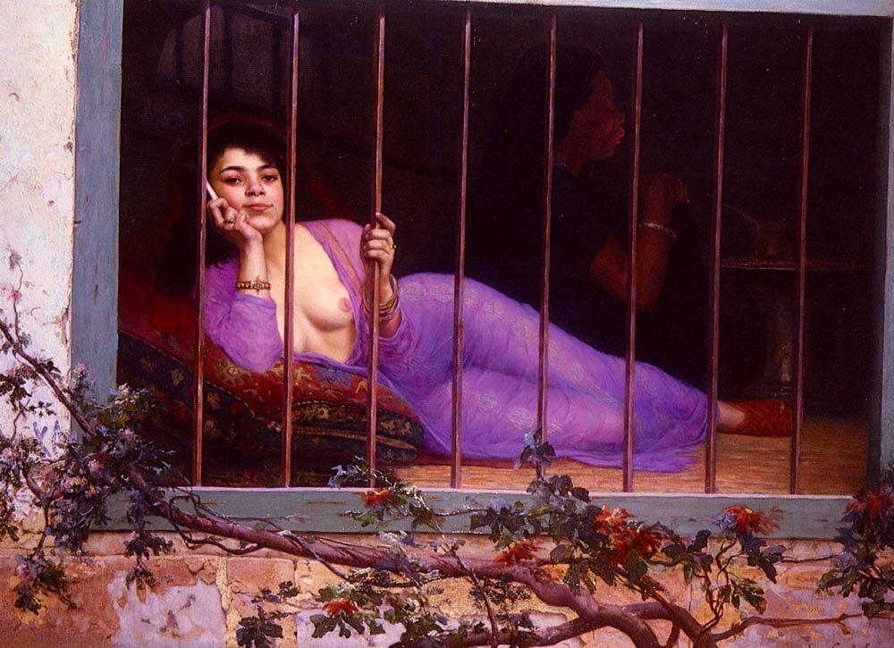 Grimberghe Edmond Comte de L Odalisque Art A4 Photo Print