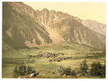 Grimselstrasse Guttannen Bernese Oberland Vintage A4 Photo Print