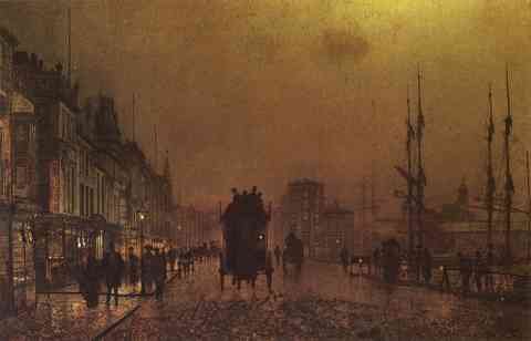 Grimshaw Glasgow Docks A4 Photo Print