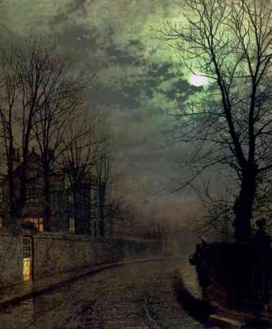 Grimshaw John Atkinson A Lane In Headingley Leeds A4 Photo Print