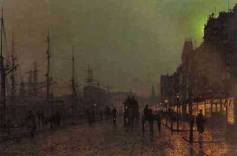 Grimshaw John Atkinson Gourock Near The Clyde Shipping Docks A4 Photo Print