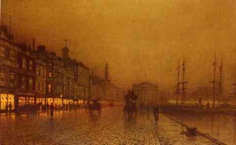 Grimshaw John Atkinson Greenock Dock A4 Photo Print