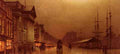 Grimshaw John Atkinson Liverpool Customs House A4 Photo Print