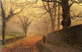 Grimshaw John Atkinson November Afternoon Stapleton Park A4 Photo Print