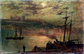 Grimshaw John Atkinson Whitby From Scotch Head A4 Photo Print