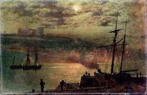 Grimshaw John Atkinson Whitby From Scotch Head A4 Photo Print