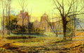 Grimshaw John Atlkinson Evening Knostrop Old Hall A4 Photo Print