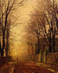 Grimshaw John Grimshaw A Golden Beam A4 Photo Print