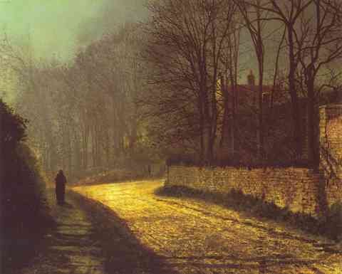Grimshaw The Lovers A4 Photo Print