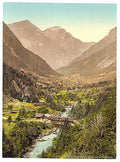Grindelwald Bernese Oberland 2 Vintage A4 Photo Print