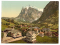 Grindelwald Bernese Oberland Vintage A4 Photo Print