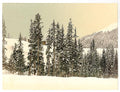 Grisons Switzerland in winter Vintage A4 Photo Print