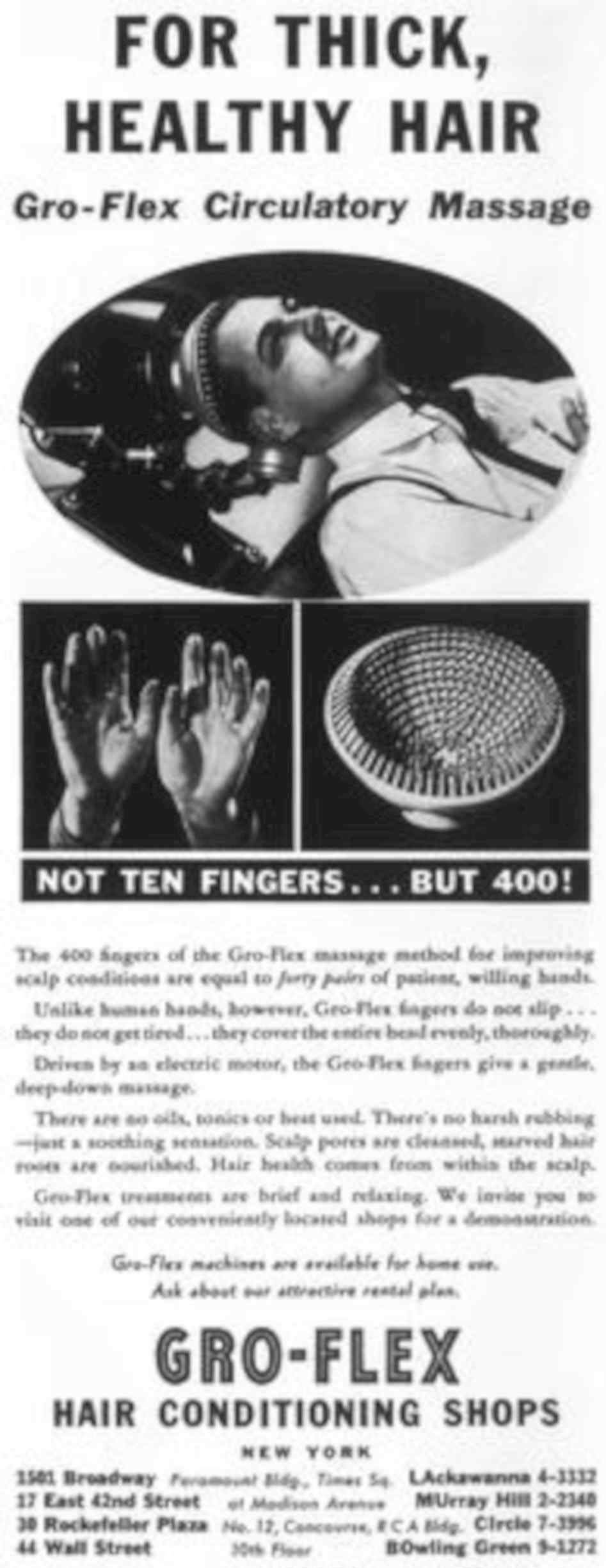 Gro Flex Massage Vintage Retro Advert Poster A4 Photo Print