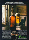 Grolsch Beer Frame Vintage Retro Advert Ads A4 Photo Print