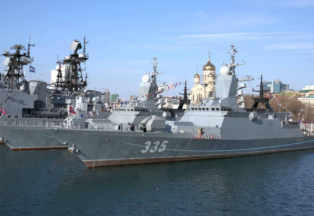 Gromkiy 335 Guided Missile Corvette Russian Navy A4 Photo Print
