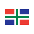 Groningen Prov Flag N5544 A4 Photo Print