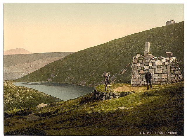 Grosser Teich Riesengebirge Vintage A4 Photo Print