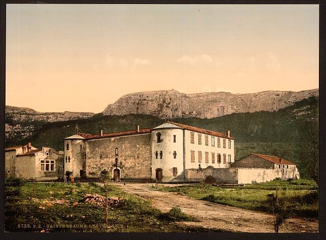 Grotto of St Baume Var Vintage A4 Photo Print