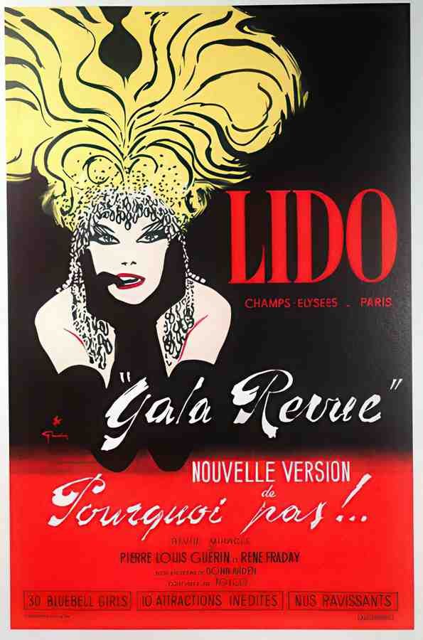 GruauGalaRevue Vintage Advert A4 Photo Print