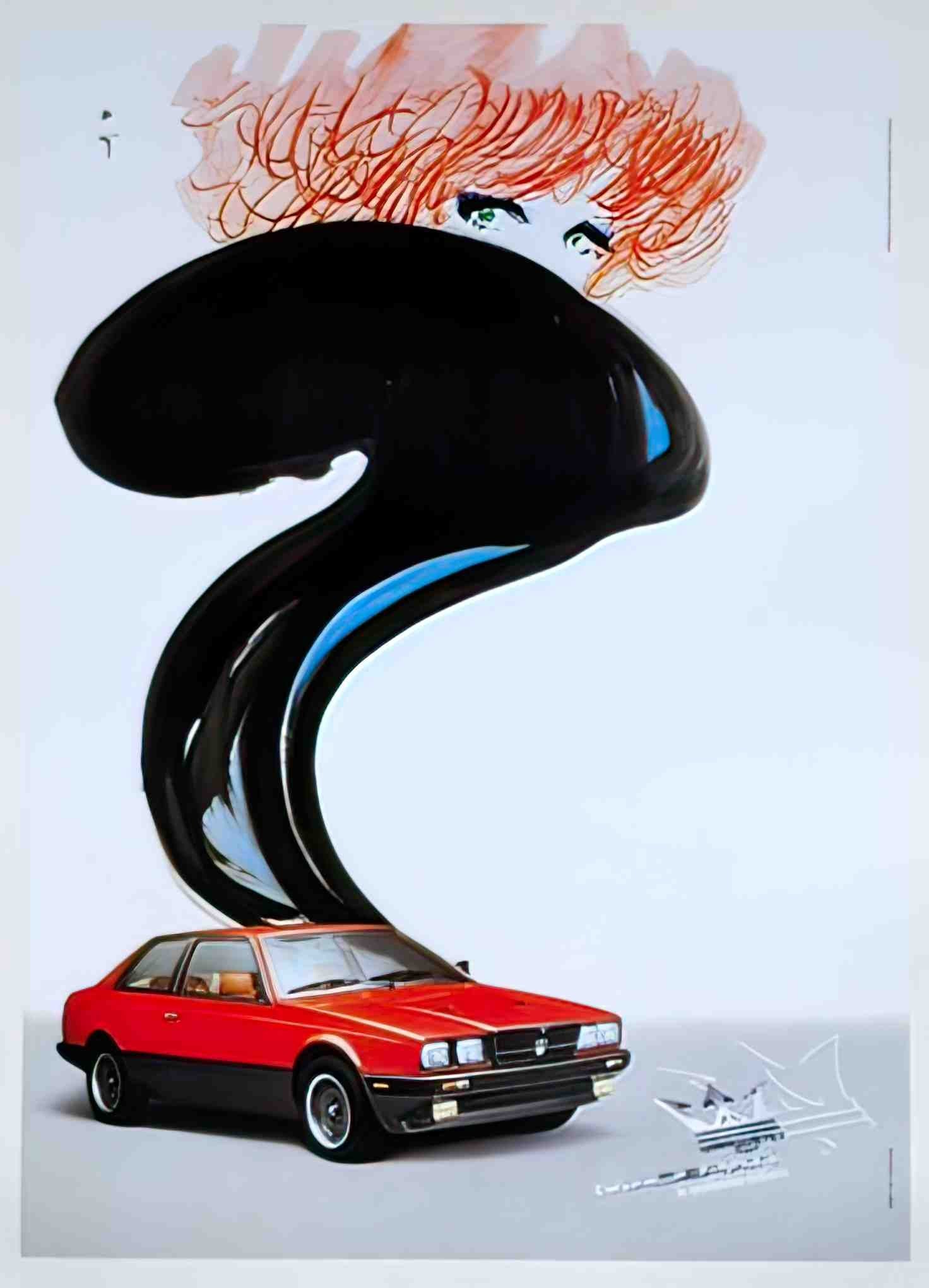 GruauMaserati4 Advert A4 Photo Print